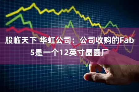 股临天下 华虹公司：公司收购的Fab5是一个12英寸晶圆厂
