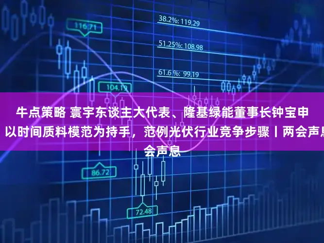牛点策略 寰宇东谈主大代表、隆基绿能董事长钟宝申：以时间质料模范为持手，范例光伏行业竞争步骤丨两会声息
