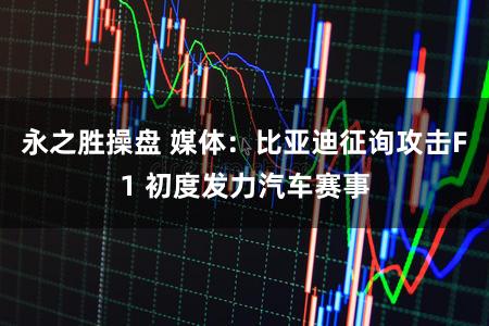 永之胜操盘 媒体：比亚迪征询攻击F1 初度发力汽车赛事