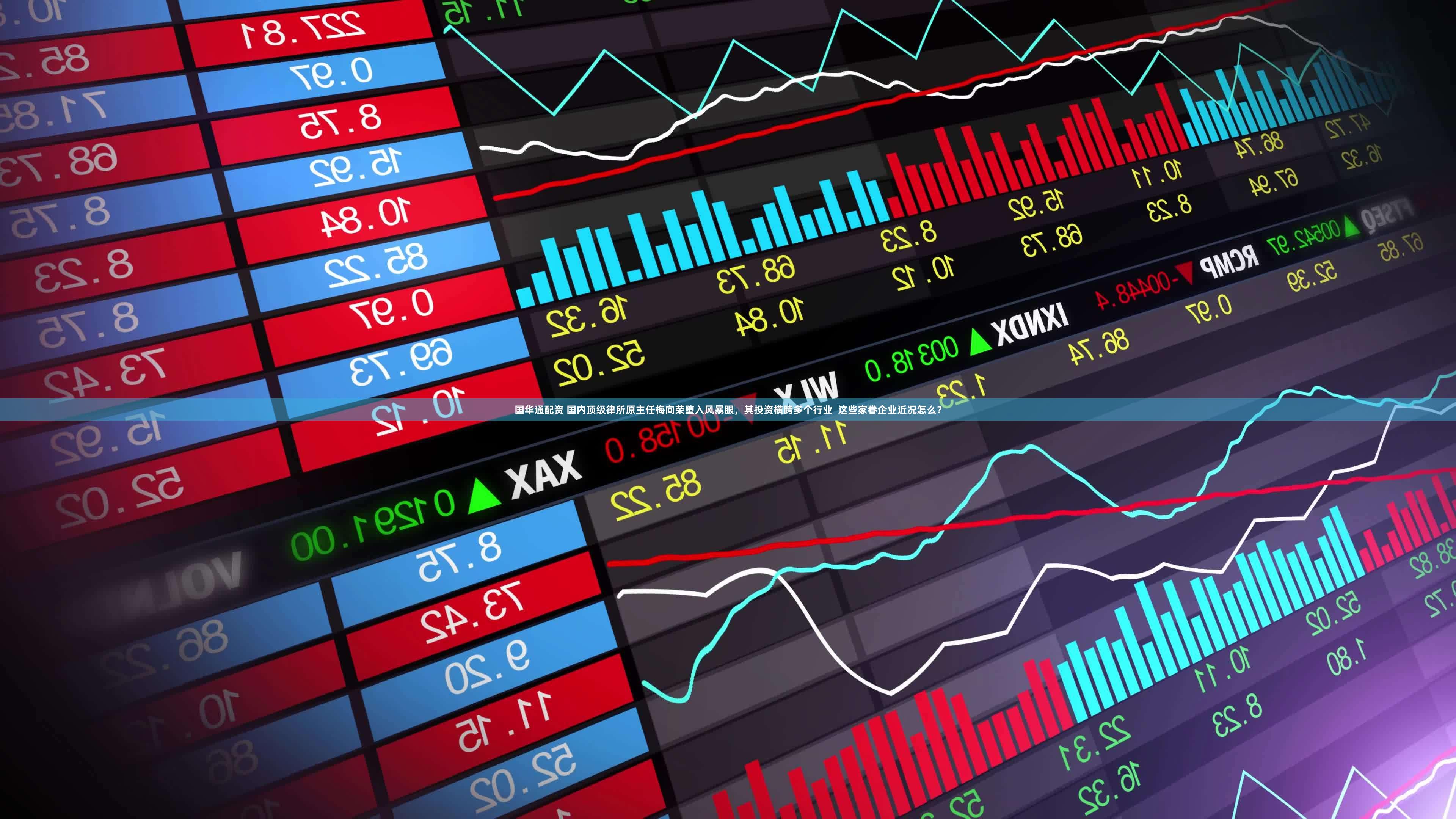 国华通配资 国内顶级律所原主任梅向荣堕入风暴眼，其投资横跨多个行业  这些家眷企业近况怎么？