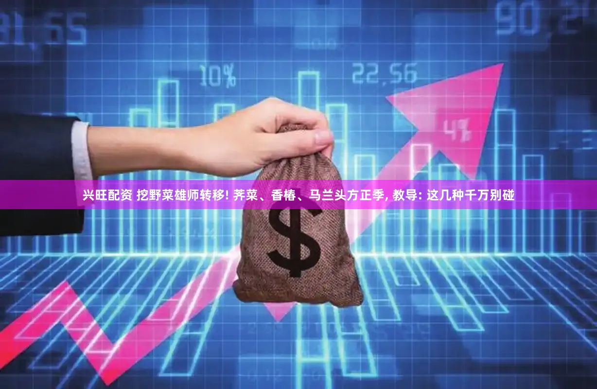 兴旺配资 挖野菜雄师转移! 荠菜、香椿、马兰头方正季, 教导: 这几种千万别碰