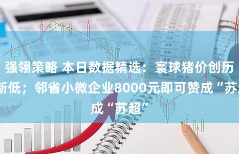 强翎策略 本日数据精选：寰球猪价创历史新低；邻省小微企业8000元即可赞成“苏超”